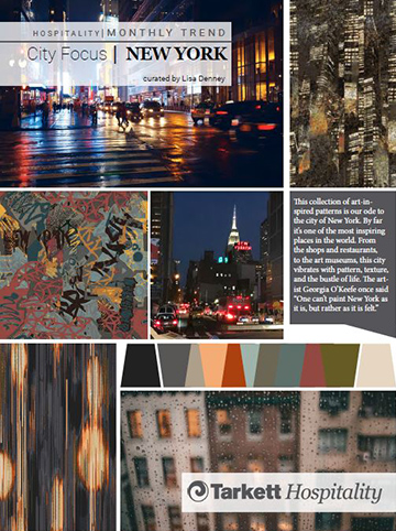 APRIL 2021: CITY FOCUS / NEW YORK  This collection of art-in-spired patterns is our ode to the city of New York.